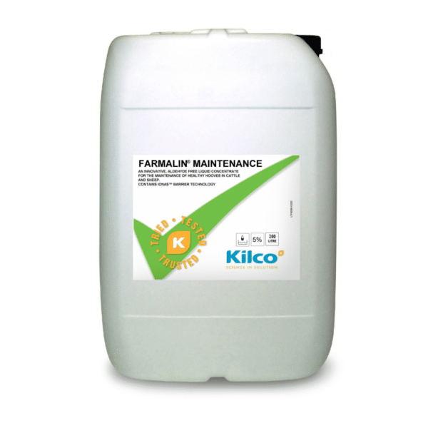 Kilco farmalin maintenance
