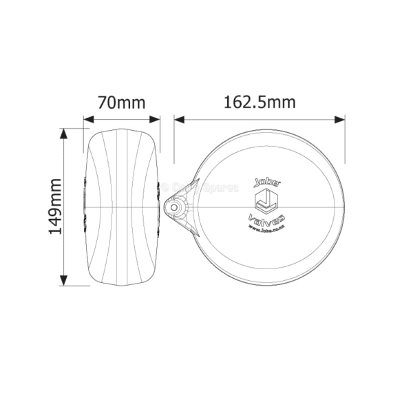 Jobe Slim valve float - Image 2