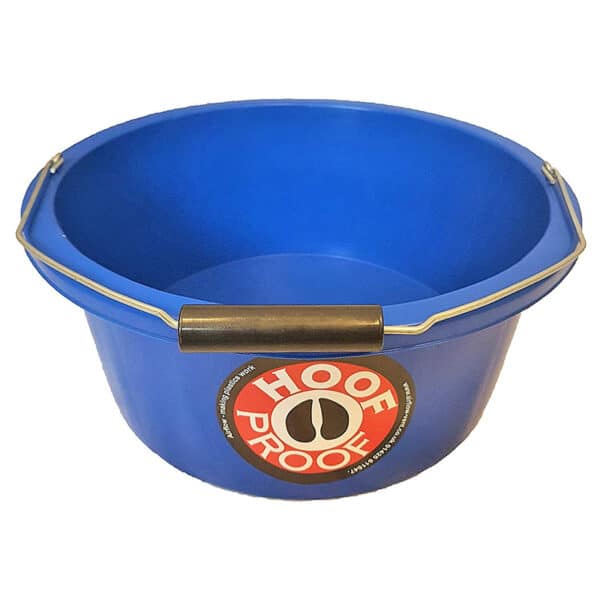 Hoof Proof Shallow Feed Bucket