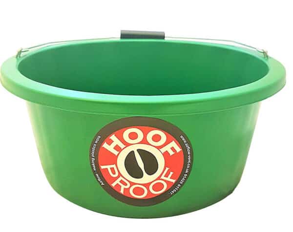 Hoof Proof Shallow Feed Bucket - 15 LT - Various Colours - Image 2