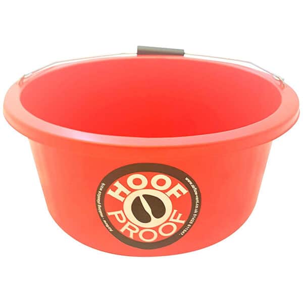 Hoof Proof Shallow Feed Bucket - 15 LT - Various Colours - Image 3