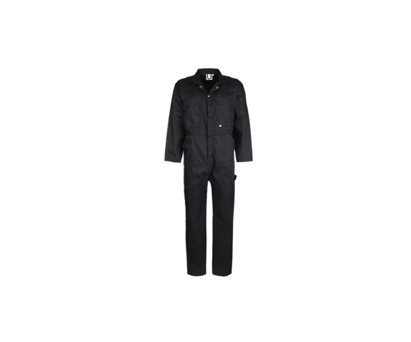 Fort 366 Zip Front Coverall Boilersuit Black