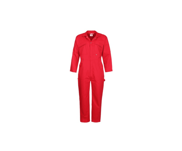 Fort 366 Zip Front Coverall Boilersuit Red