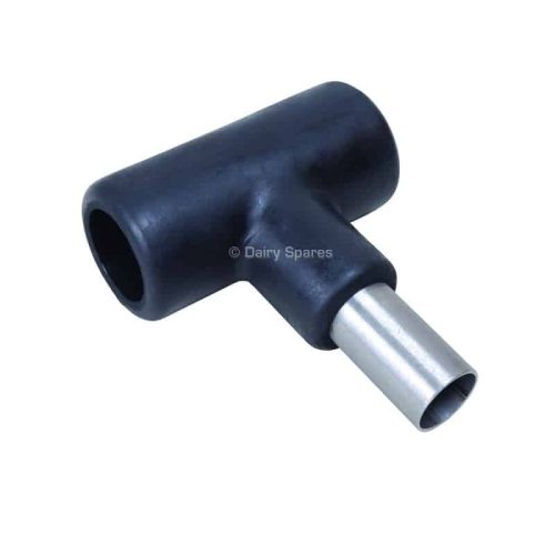 Rubber reducer tee s/s branch 32mm to 22mm