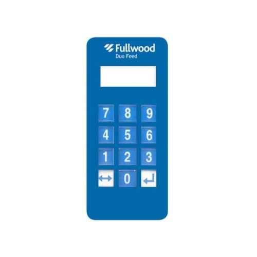 Fullwood duo feed keypad overlay