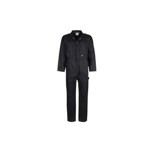 Fort 366 Zip Front Coverall Boilersuit Black