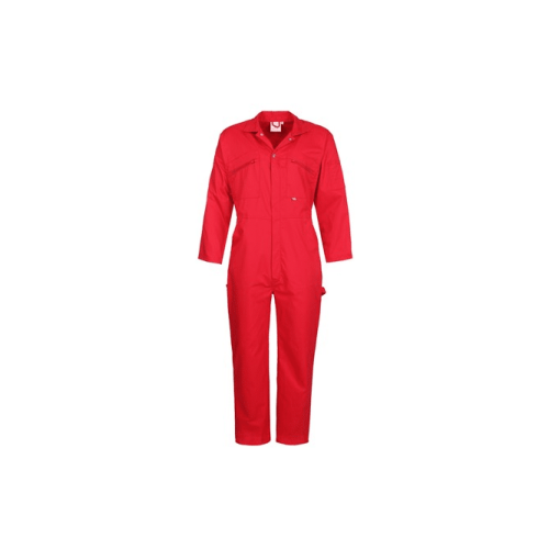 Fort 366 Zip Front Coverall Boilersuit Red