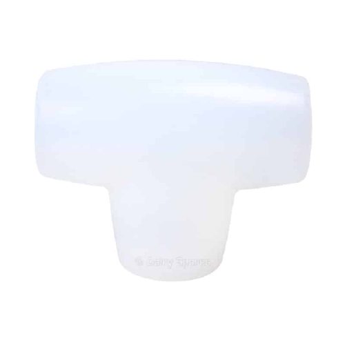 Clear silicone equal tee 32mm