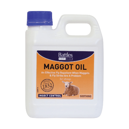 Battles maggot oil