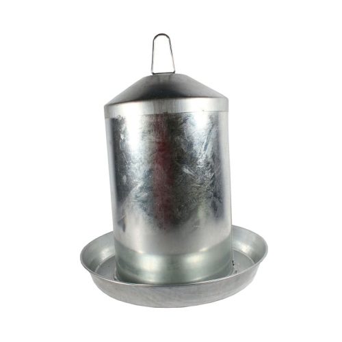 Galvanised poultry drinker (13lt)