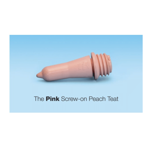 Stallion Peach Teat Pink Screw In