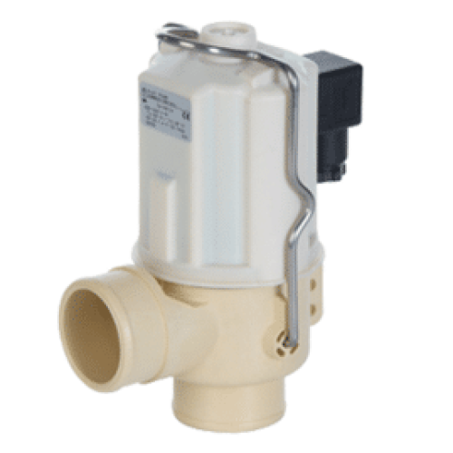 Dump valve normally closed (NC) DN50 230V 50-60Hz with black plug