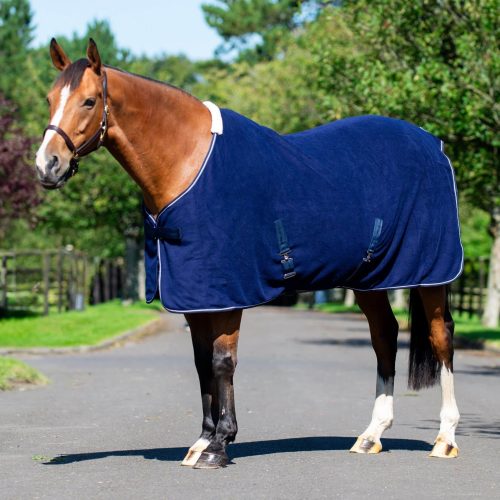 EquiSential Fleece Cooler - Navy/Silver