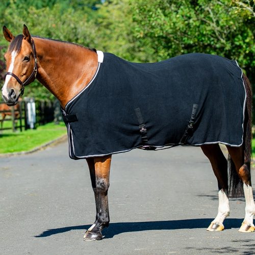 Equisential Fleece Cooler - Black/Silver