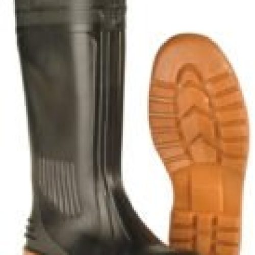Grampian Safety (Gramsafe) Wellington Boot Steel Toe Cap and Midsole (Black)