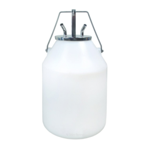 Greenoak Dump Bucket c/w Stainless Steel Lockable Lid 2 Ports