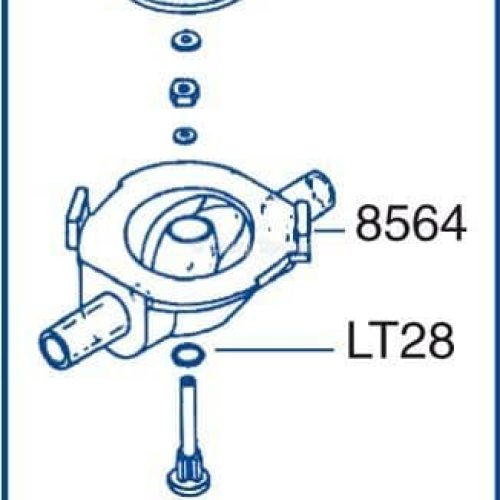 In Line Diaphragm Valve Cap Suitable for Fullwood