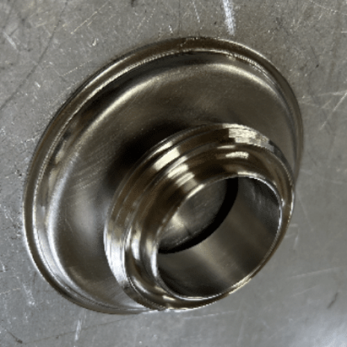 3" RJT Female to 2,5" RJT Male Stainless Steel Eccentric Reducer