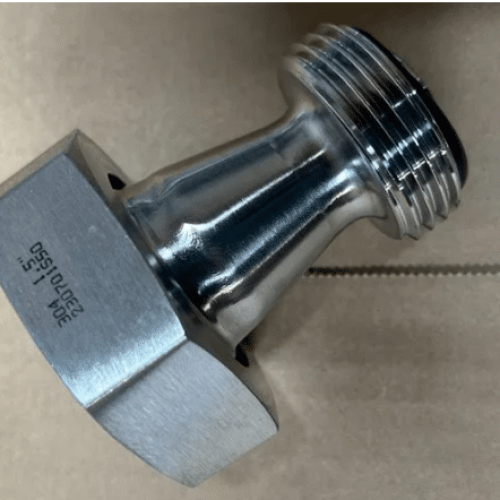 1,5" RJT Female to 1" RJT Male Stainless Steel