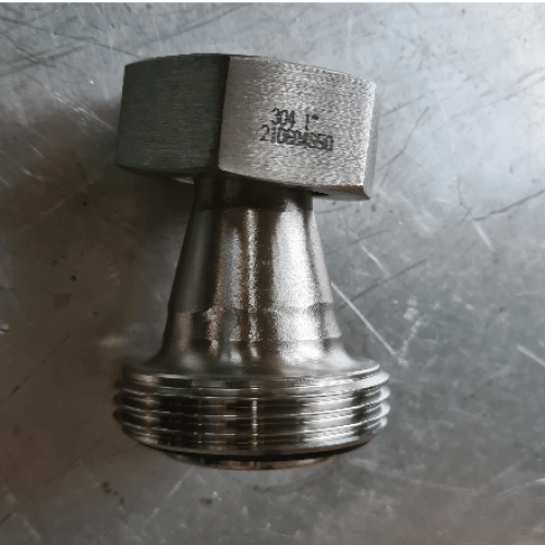 1,5" RJT Male to 1" RJT Female Stainless Steel