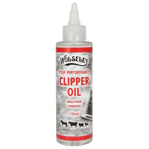 Wolseley High Performance Clear Clipper Oil (150ml Drip Bottle)