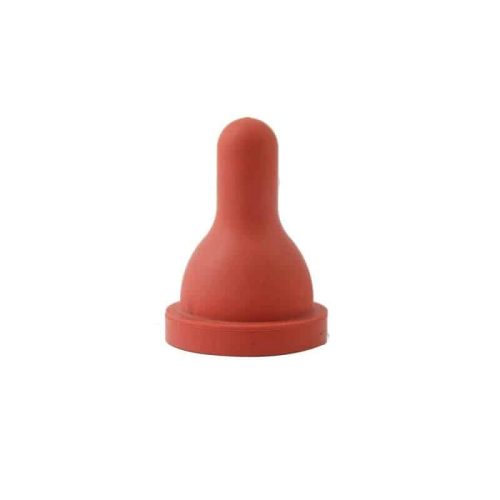 Lamb feeder teat - red