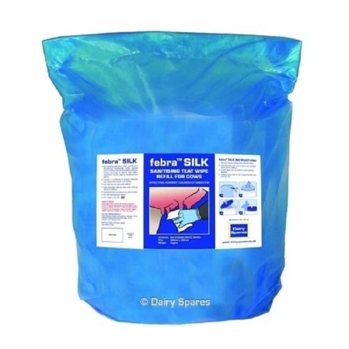 Febra silk plus teat wipe refill - various options