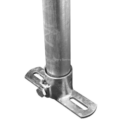 Galvanised 1/2" tube wall support bracket