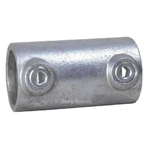 Galvanised key clamp tubular straight joiner (various sizes)