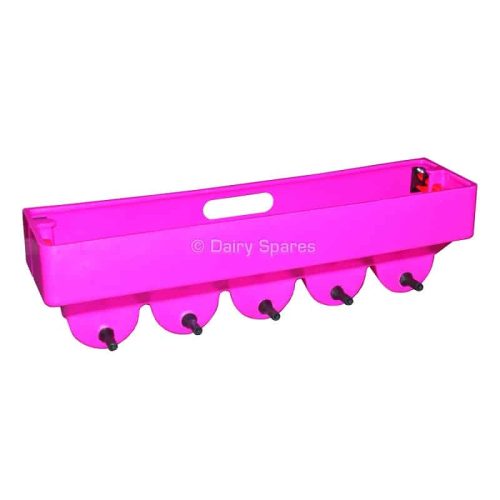 Milk bar 5 compartment lamb feeder
