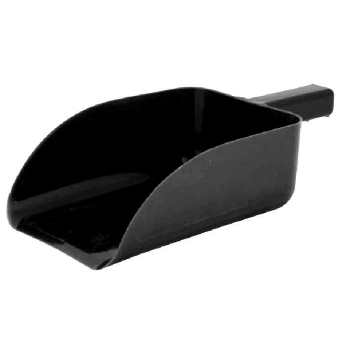 Plastic feed scoop