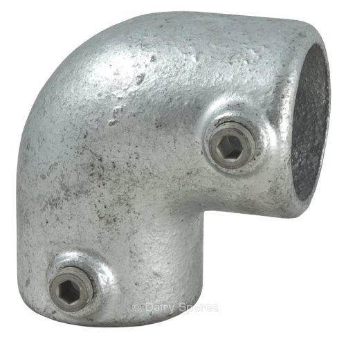 Galvanised key clamp tubular elbow (various sizes)