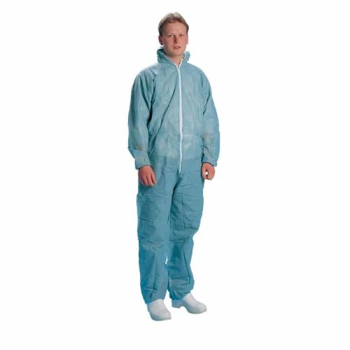 Disposable boiler suit in blue - various sizes