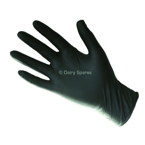 Febra Black Nitrile Milking Glove