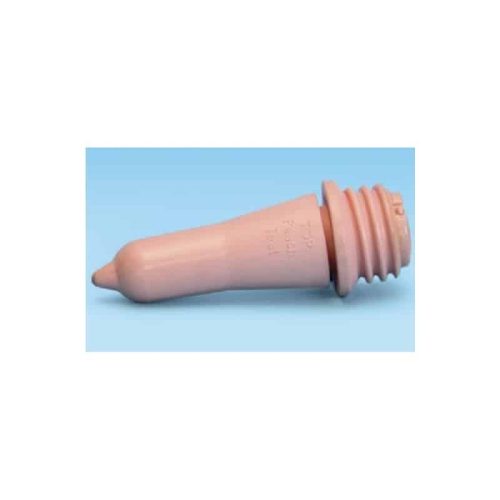 Peach teat screw on pink teat