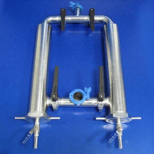 Dairymaster inline twin filter assembly
