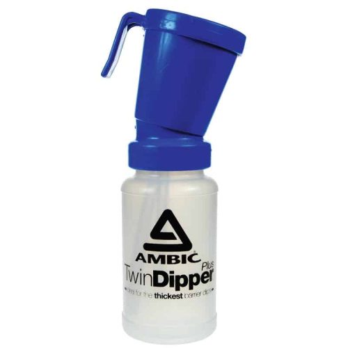 Ambic twin dipper plus teat dip cup