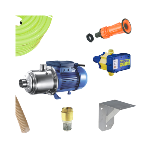 Pentax Xtra-Wash 220L/min High Volume Wash Down Pump - Complete Kit