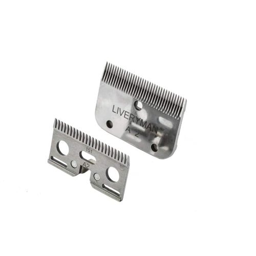 Liveryman a2 clipper blade set - cutter and comb