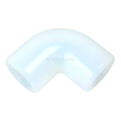 Clear silicone elbow 40mm