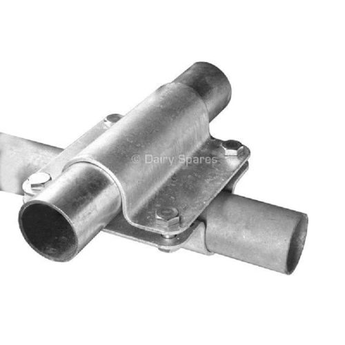 Galvanised cross over clamp four bolt (various sizes)
