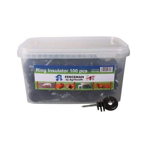 Fenceman electric fence ring insulator