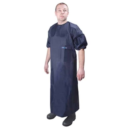 Drytex devon dairy gown (navy) - short sleeved