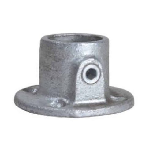 Galvanised key clamp tubular wall base (various sizes)