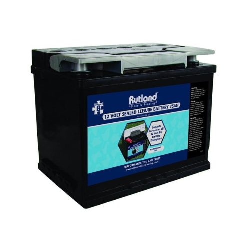 Rutland 12v 75ah sealed leisure battery