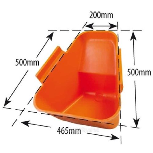 Greenoak feed manger pan - Gascoigne iso type