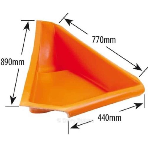 Greenoak feed manger pan - Gascoigne right hand type