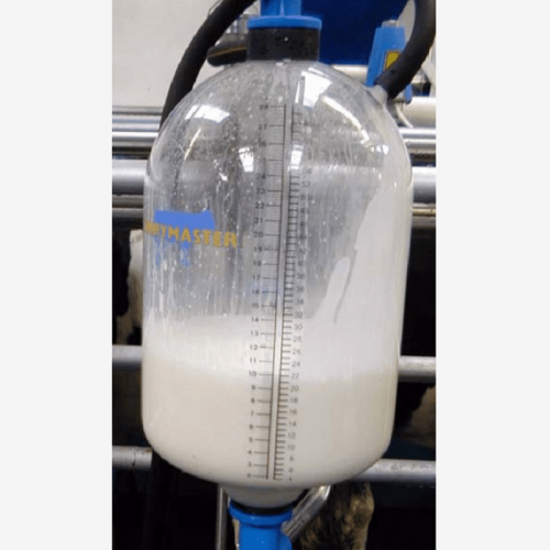 Dairymaster glass recording jar (7 gallon)