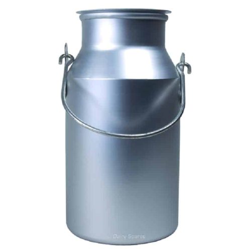 Aluminium milk churn with lid 4 pint