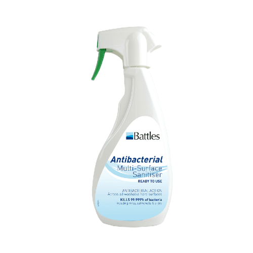 Battles antibacterial multi surface sanitiser 500ml